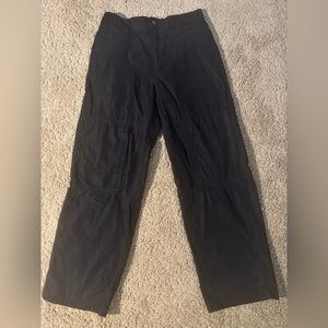 Claiborne Black Cargo Pants with Utility Pockets for Kids Ages 10-12